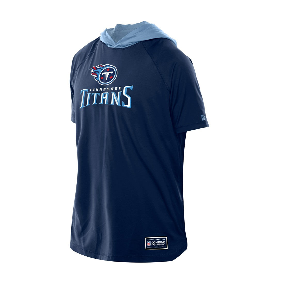 Tennessee Titans New Era Combine Authentic Hooded Raglan Short-Sleeve T-Shirt - Navy T-shirts