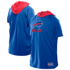 Buffalo Bills New Era Combine Authentic Hooded Raglan Short-Sleeve T-Shirt - Royal T-shirts