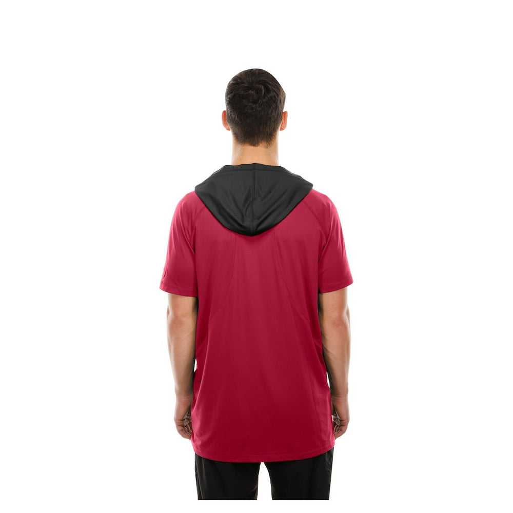 Arizona Cardinals New Era Combine Authentic Hooded Raglan Short-Sleeve T-Shirt - Cardinal T-shirts