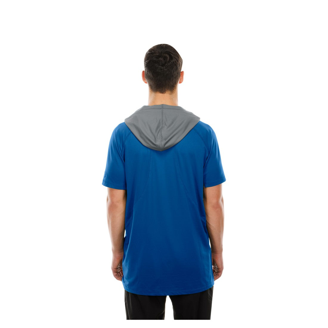 Detroit Lions New Era Combine Authentic Hooded Raglan Short-Sleeve T-Shirt - Blue T-shirts