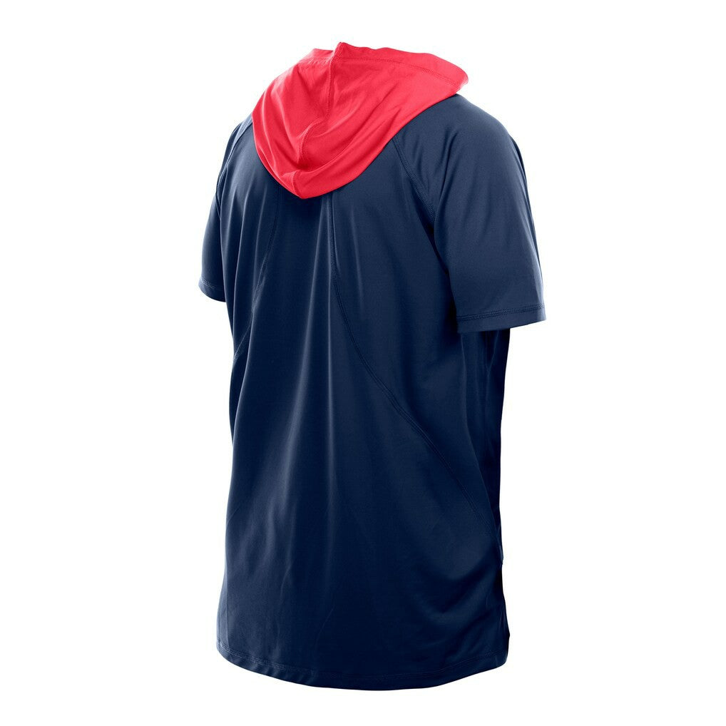Houston Texans New Era Combine Authentic Hooded Raglan Short-Sleeve T-Shirt - Navy T-shirts