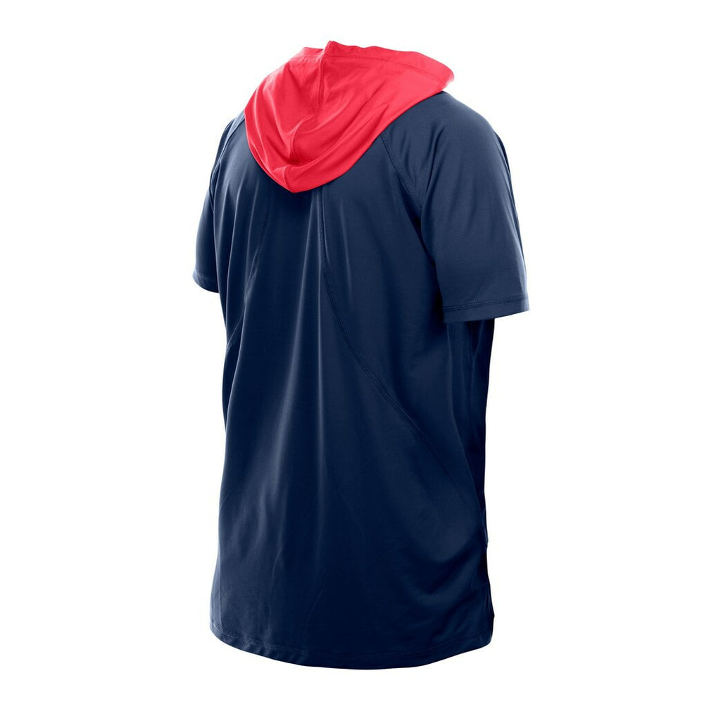 Houston Texans New Era Combine Authentic Hooded Raglan Short-Sleeve T-Shirt - Navy T-shirts