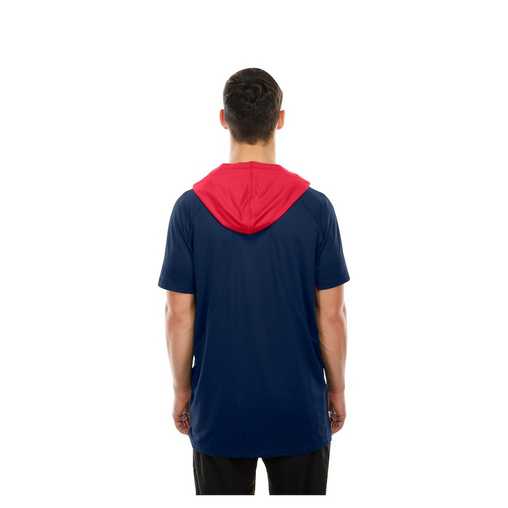 Houston Texans New Era Combine Authentic Hooded Raglan Short-Sleeve T-Shirt - Navy T-shirts