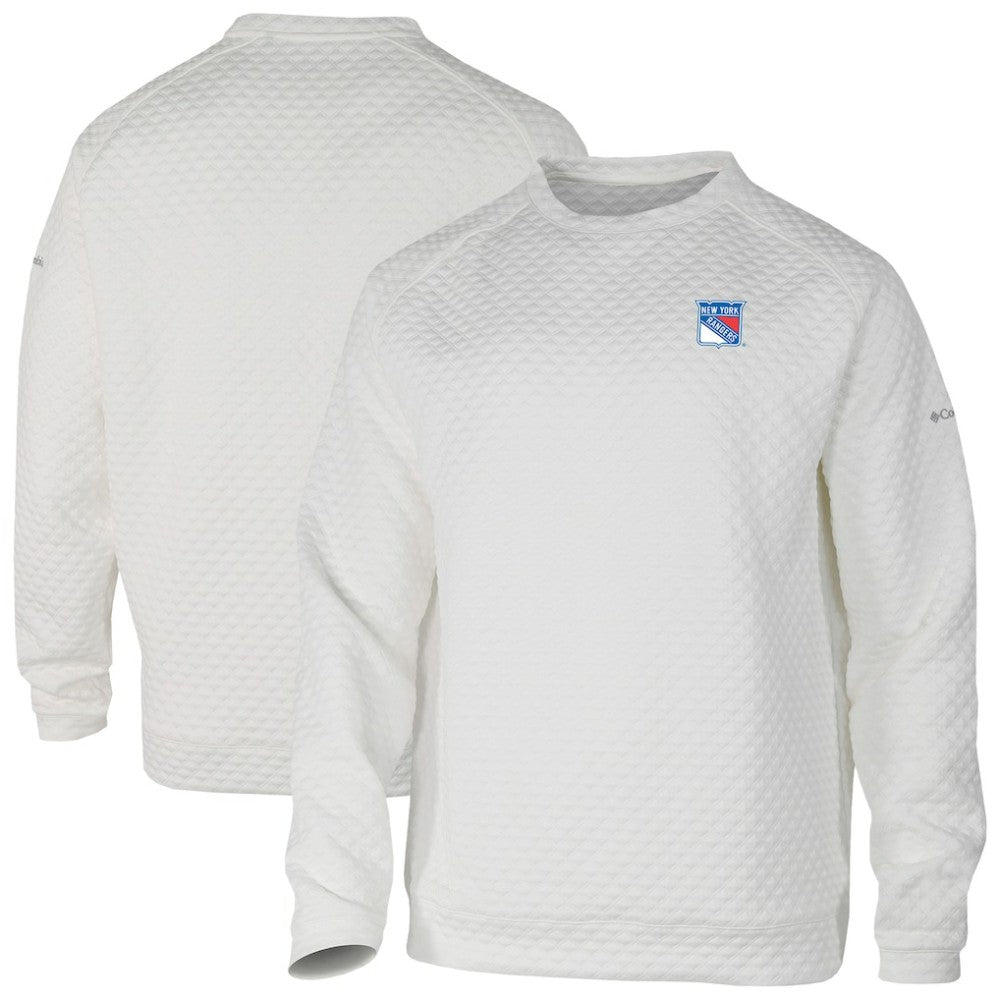 New York Rangers Columbia The Finder Sweatshirt - White | US 202633146