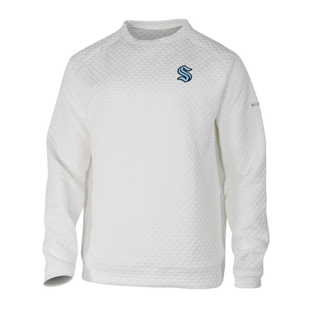 Seattle Kraken Columbia The Finder Sweatshirt - White | US 202633147