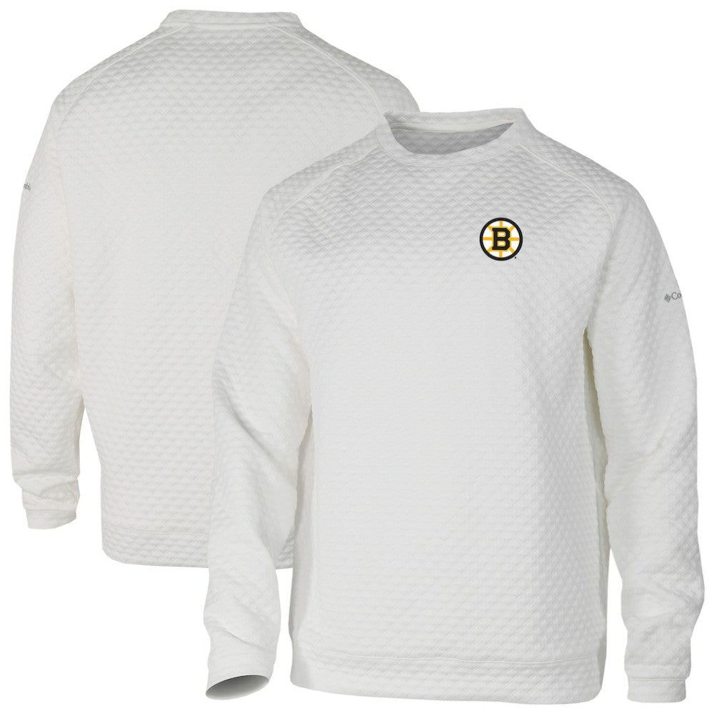 Boston Bruins Columbia The Finder Sweatshirt - White | US 202633148