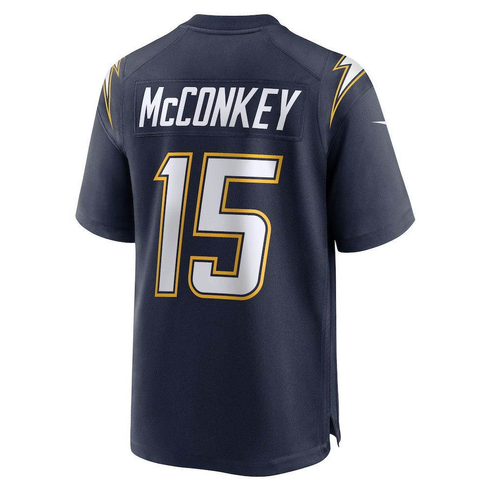 Ladd McConkey Los Angeles Chargers Alternate Super Chargers Game Player Jersey - Navy Jerseys