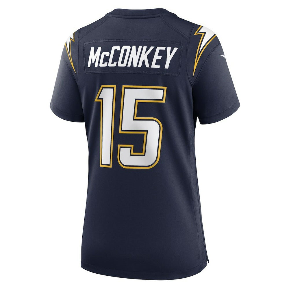 Ladd McConkey Los Angeles Chargers Women's Alternate Super Chargers Game Jersey - Navy Jerseys