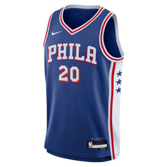 Jared McCain Philadelphia 76ers Youth Swingman Jersey Icon Edition Royal - Nike