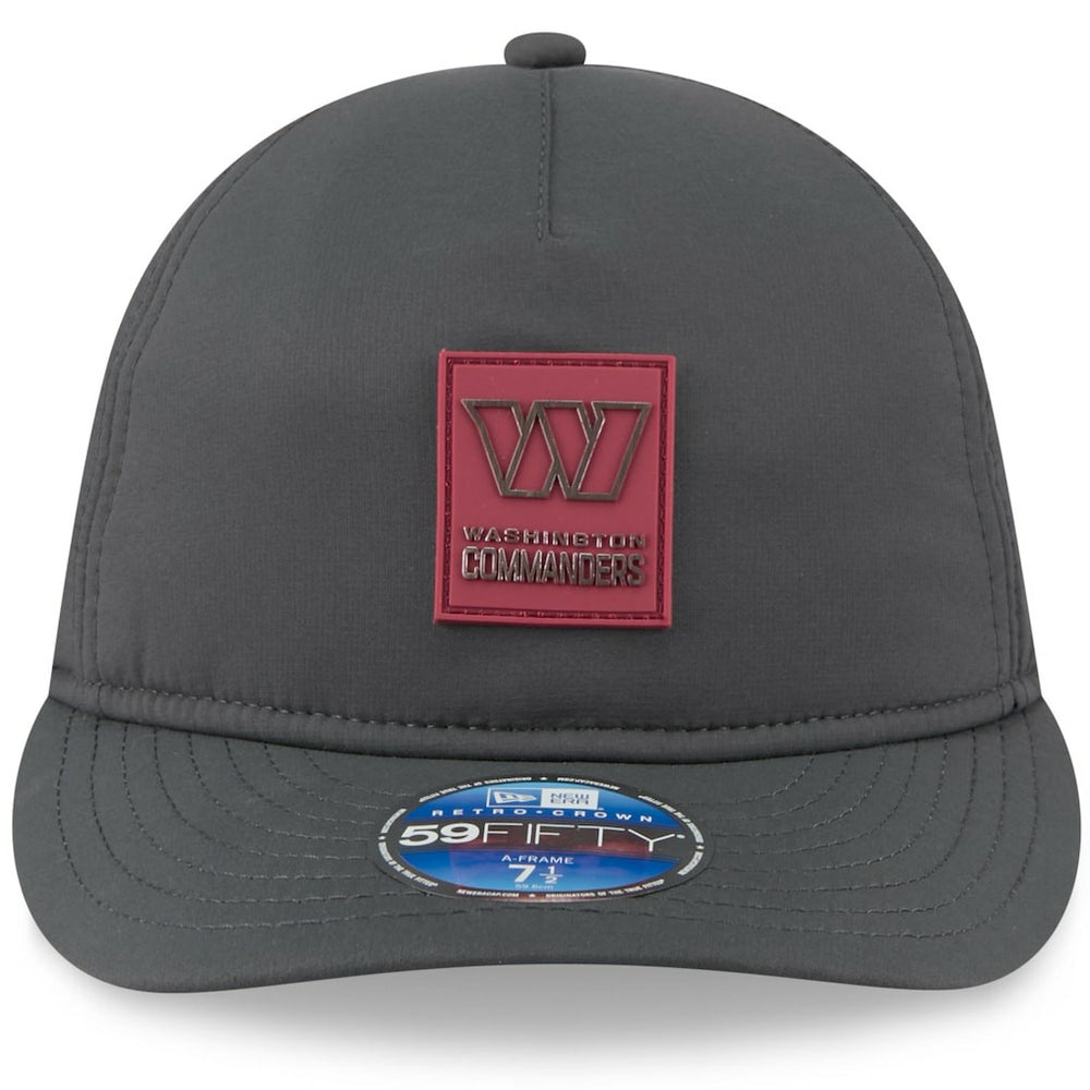 Washington Commanders New Era 2025 Sideline Cold Weather Retro Crown 59FIFTY Fitted Hat - Charcoal Hats