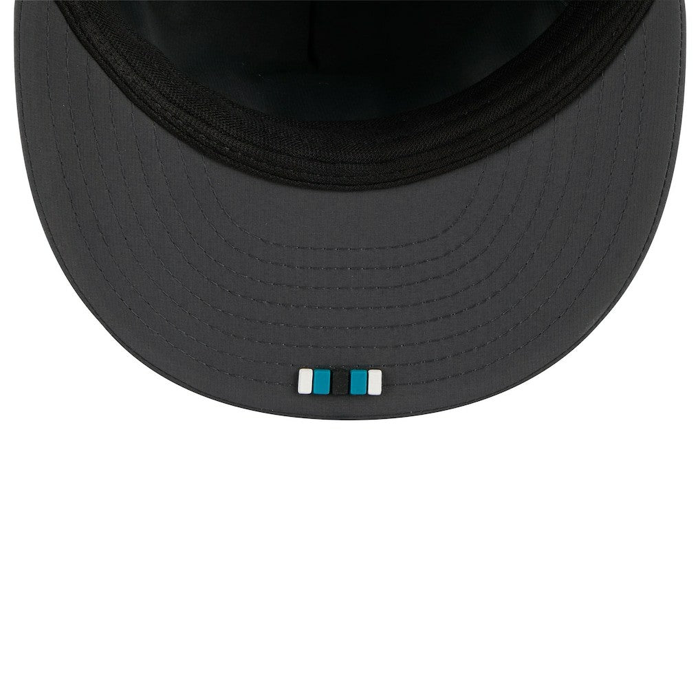 Jacksonville Jaguars New Era 2025 Sideline Cold Weather Retro Crown 59FIFTY Fitted Hat - Charcoal Hats