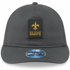 New Orleans Saints New Era 2025 Sideline Cold Weather Retro Crown 59FIFTY Fitted Hat - Charcoal Hats