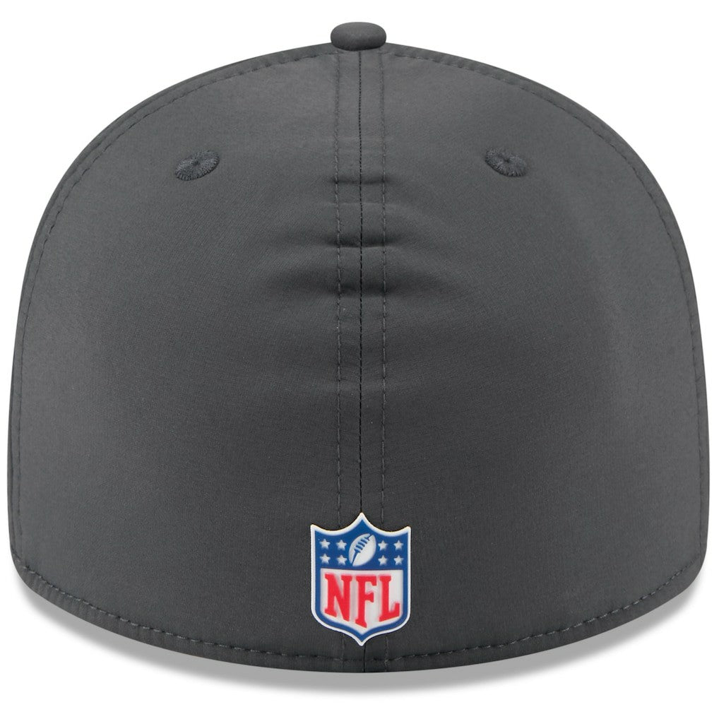 New Orleans Saints New Era 2025 Sideline Cold Weather Retro Crown 59FIFTY Fitted Hat - Charcoal Hats