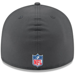 New Orleans Saints New Era 2025 Sideline Cold Weather Retro Crown 59FIFTY Fitted Hat - Charcoal Hats