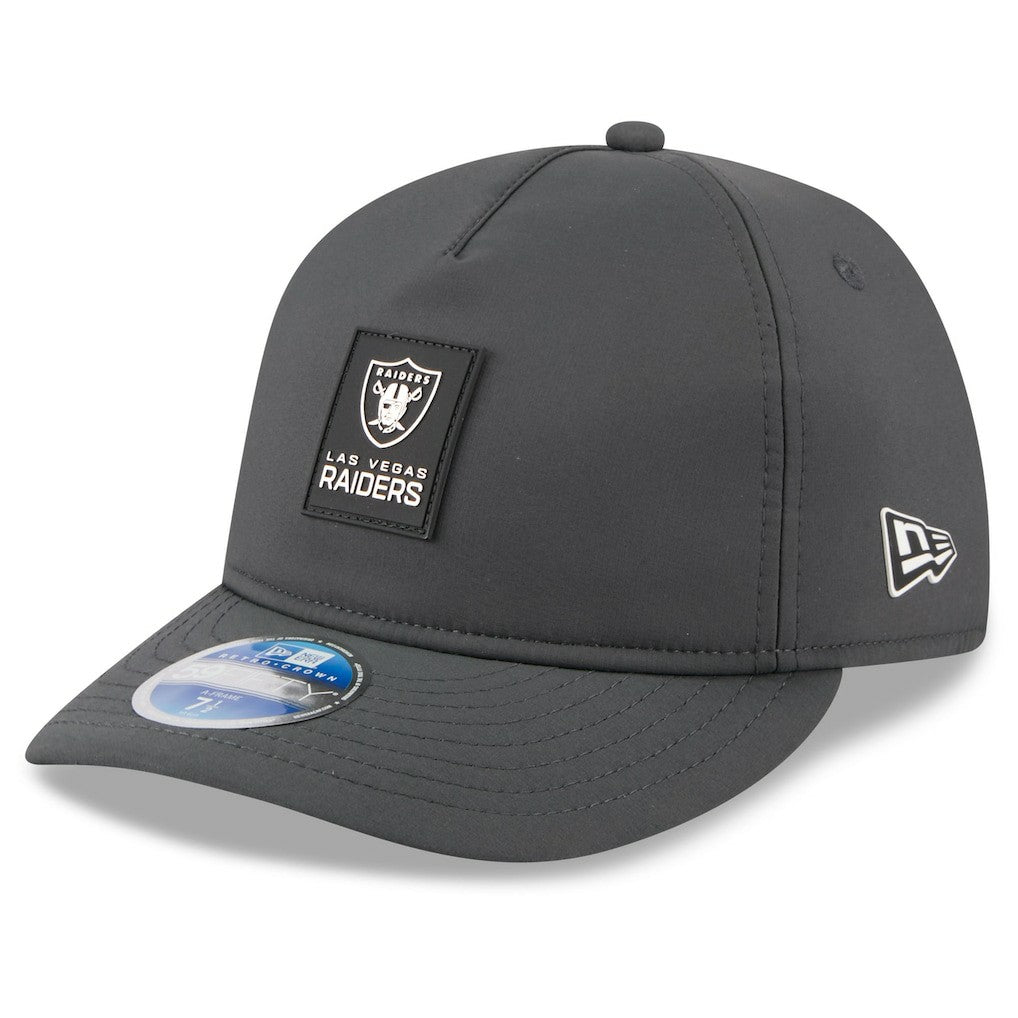 Las Vegas Raiders New Era 2025 Sideline Cold Weather Retro Crown 59FIFTY Fitted Hat - Charcoal Hats