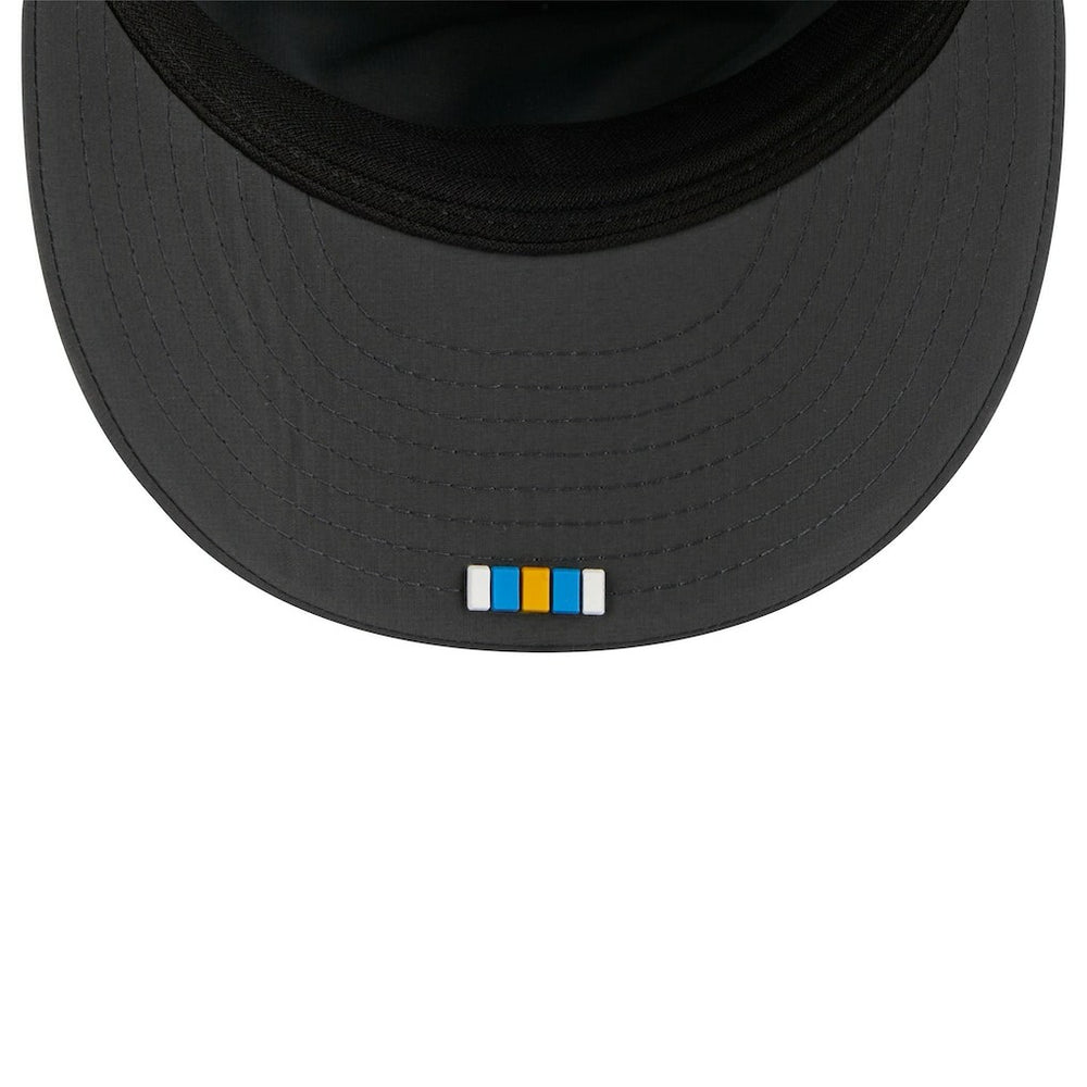 Los Angeles Chargers New Era 2025 Sideline Cold Weather Retro Crown 59FIFTY Fitted Hat - Charcoal Hats
