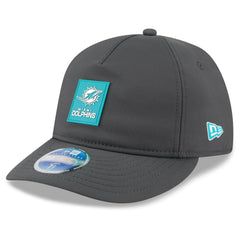 Miami Dolphins New Era 2025 Sideline Cold Weather Retro Crown 59FIFTY Fitted Hat - Charcoal Hats