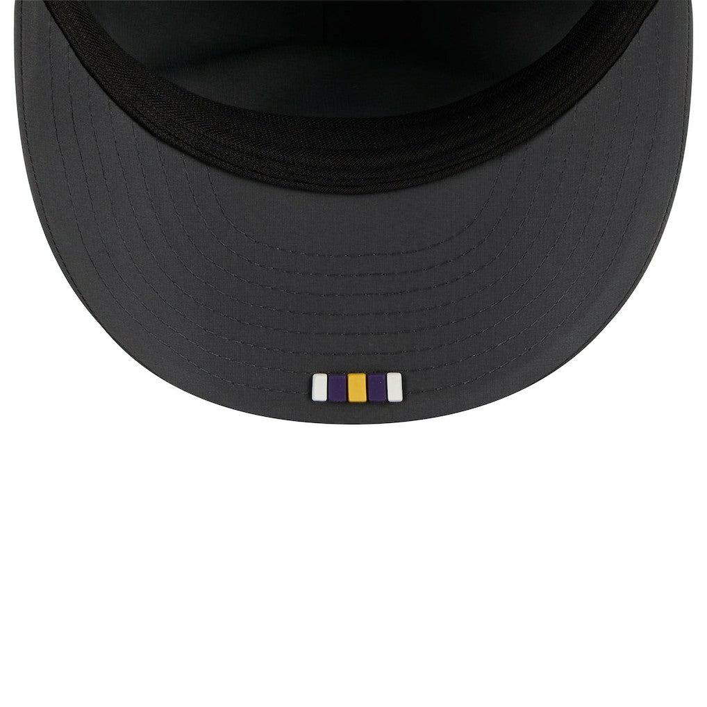Minnesota Vikings New Era 2025 Sideline Cold Weather Retro Crown 59FIFTY Fitted Hat - Charcoal Hats