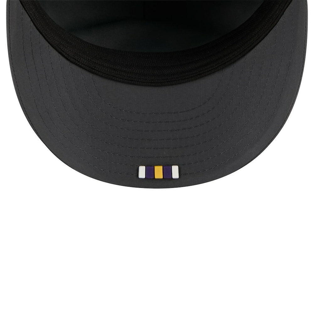 Minnesota Vikings New Era 2025 Sideline Cold Weather Retro Crown 59FIFTY Fitted Hat - Charcoal Hats