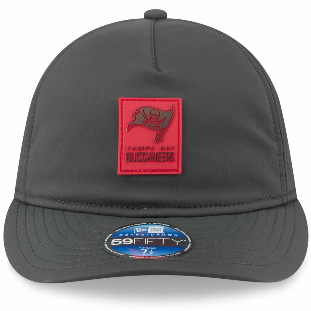 Tampa Bay Buccaneers New Era 2025 Sideline Cold Weather Retro Crown 59FIFTY Fitted Hat - Charcoal Hats