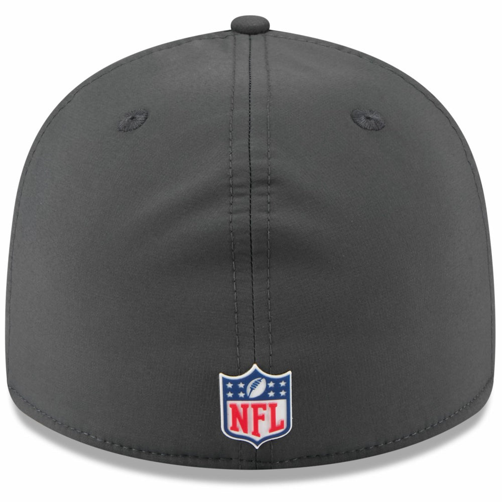 New York Jets New Era 2025 Sideline Cold Weather Retro Crown 59FIFTY Fitted Hat - Charcoal Hats