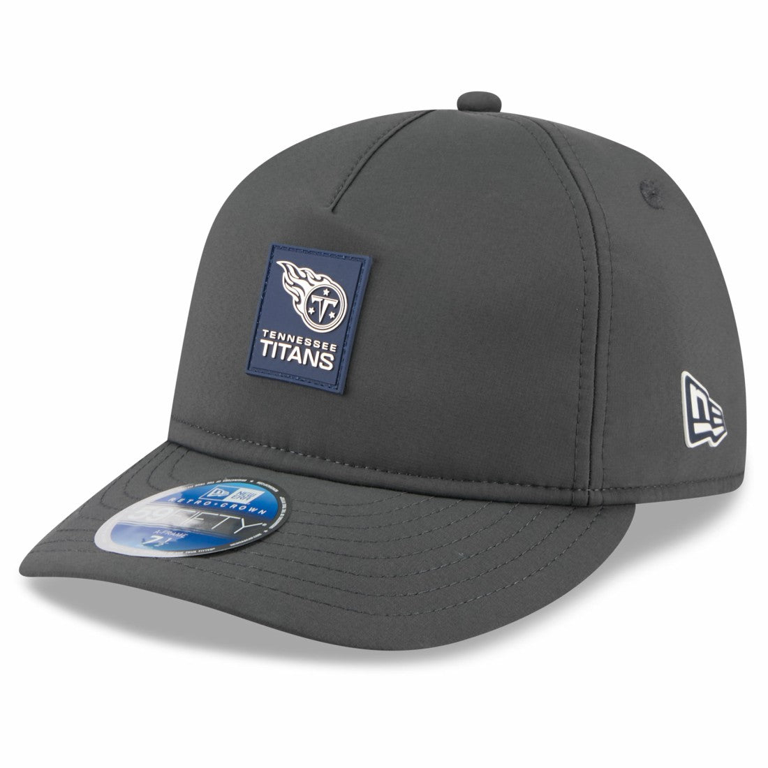 Tennessee Titans New Era 2025 Sideline Cold Weather Retro Crown 59FIFTY Fitted Hat - Charcoal Hats