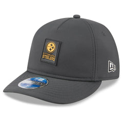 Pittsburgh Steelers New Era 2025 Sideline Cold Weather Retro Crown 59FIFTY Fitted Hat - Charcoal Hats
