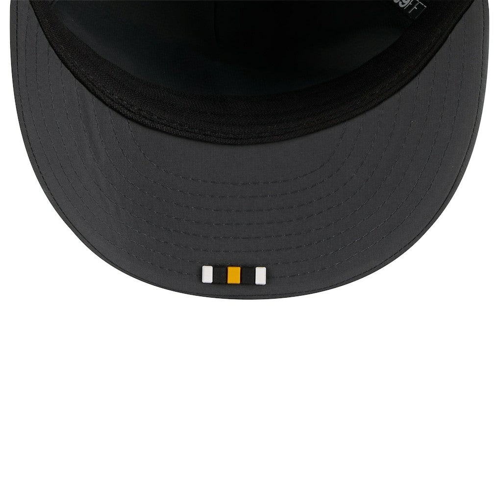 Pittsburgh Steelers New Era 2025 Sideline Cold Weather Retro Crown 59FIFTY Fitted Hat - Charcoal Hats