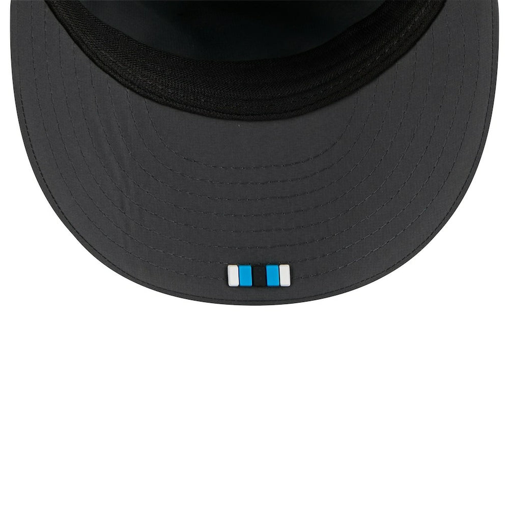 Carolina Panthers New Era 2025 Sideline Cold Weather Retro Crown 59FIFTY Fitted Hat - Charcoal Hats