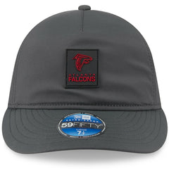 Atlanta Falcons New Era 2025 Sideline Cold Weather Retro Crown 59FIFTY Fitted Hat - Charcoal Hats