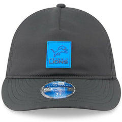 Detroit Lions New Era 2025 Sideline Cold Weather Retro Crown 59FIFTY Fitted Hat - Charcoal Hats