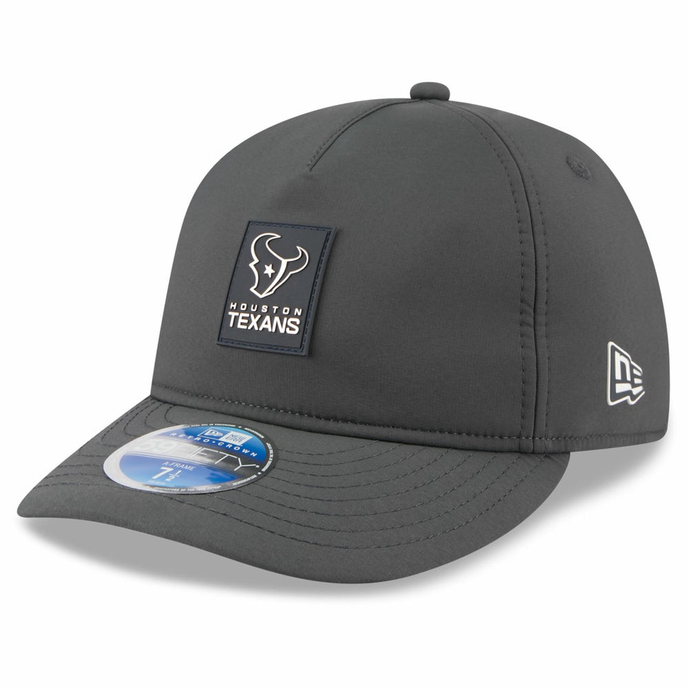 Houston Texans New Era 2025 Sideline Cold Weather Retro Crown 59FIFTY Fitted Hat - Charcoal Hats