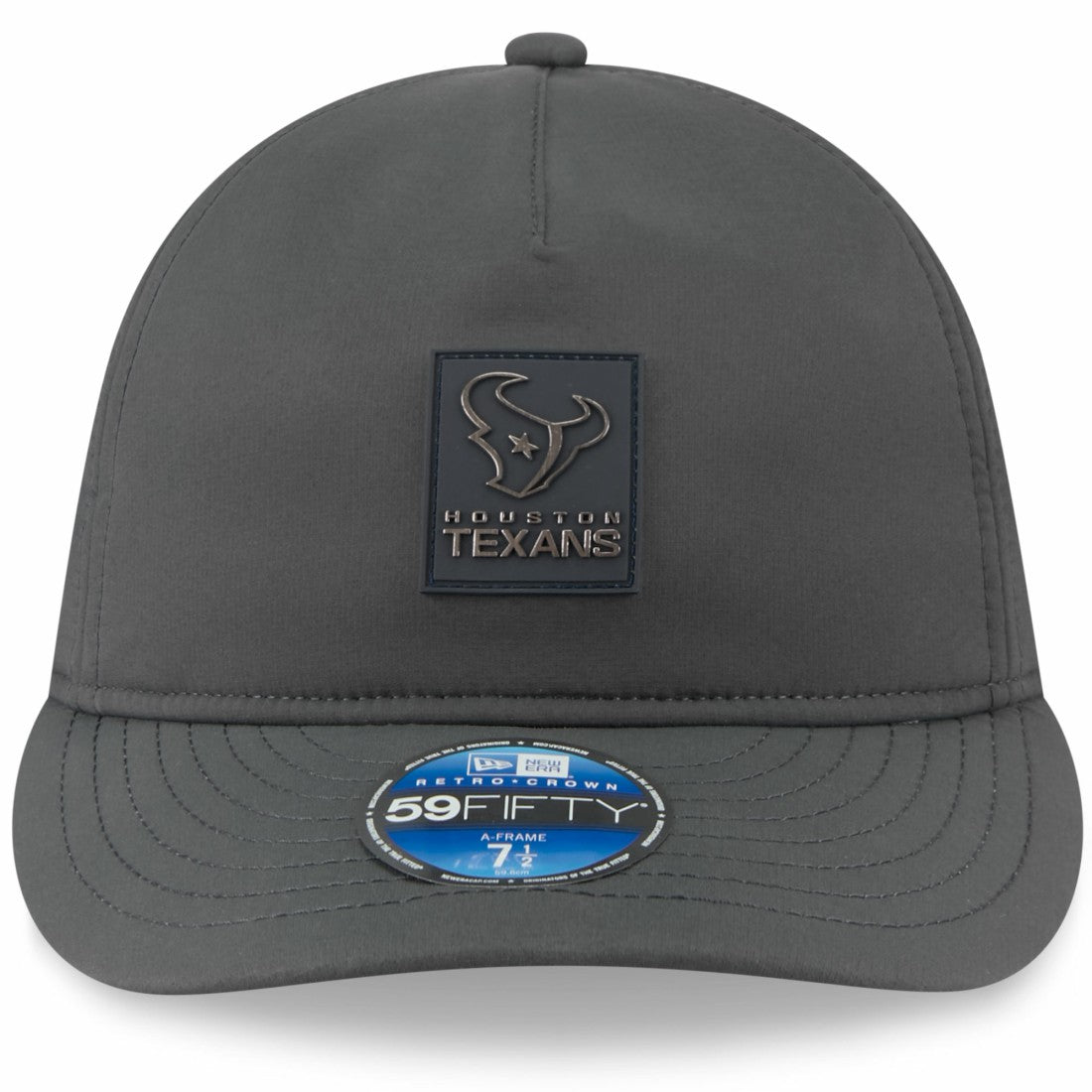 Houston Texans New Era 2025 Sideline Cold Weather Retro Crown 59FIFTY Fitted Hat - Charcoal Hats