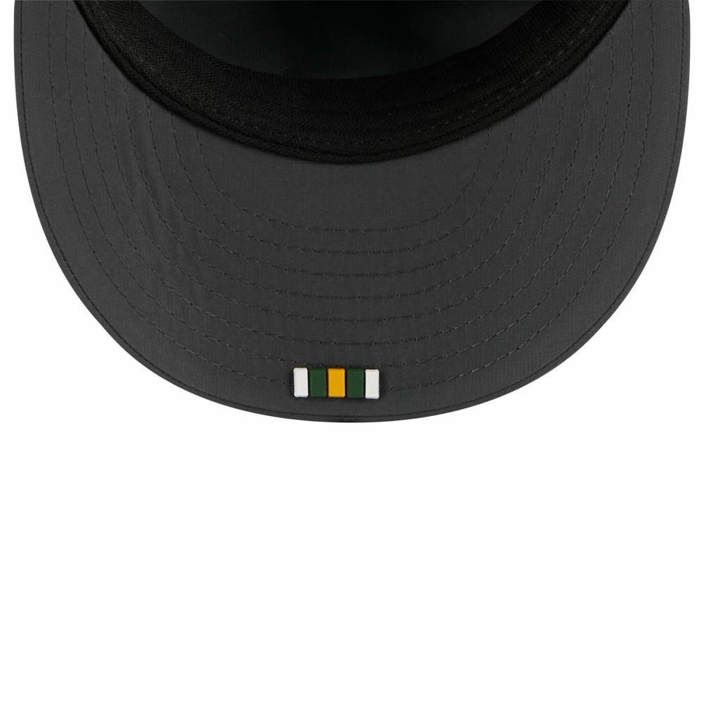 Green Bay Packers New Era 2025 Sideline Cold Weather Retro Crown 59FIFTY Fitted Hat - Charcoal Hats