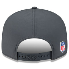 Washington Commanders New Era 2025 Sideline Cold Weather Split Panel 9FIFTY Snapback Hat - Charcoal Hats