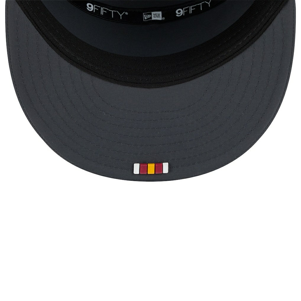 Washington Commanders New Era 2025 Sideline Cold Weather Split Panel 9FIFTY Snapback Hat - Charcoal Hats