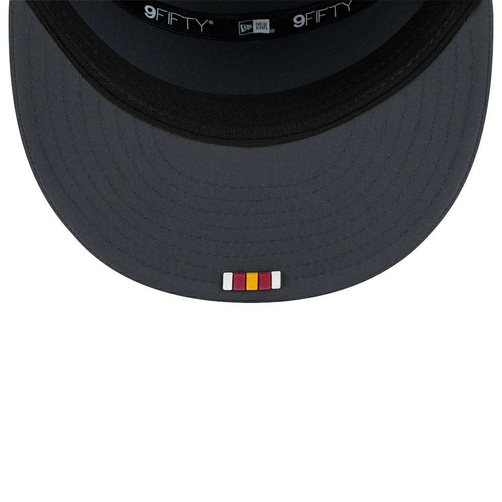 Washington Commanders New Era 2025 Sideline Cold Weather Split Panel 9FIFTY Snapback Hat - Charcoal Hats
