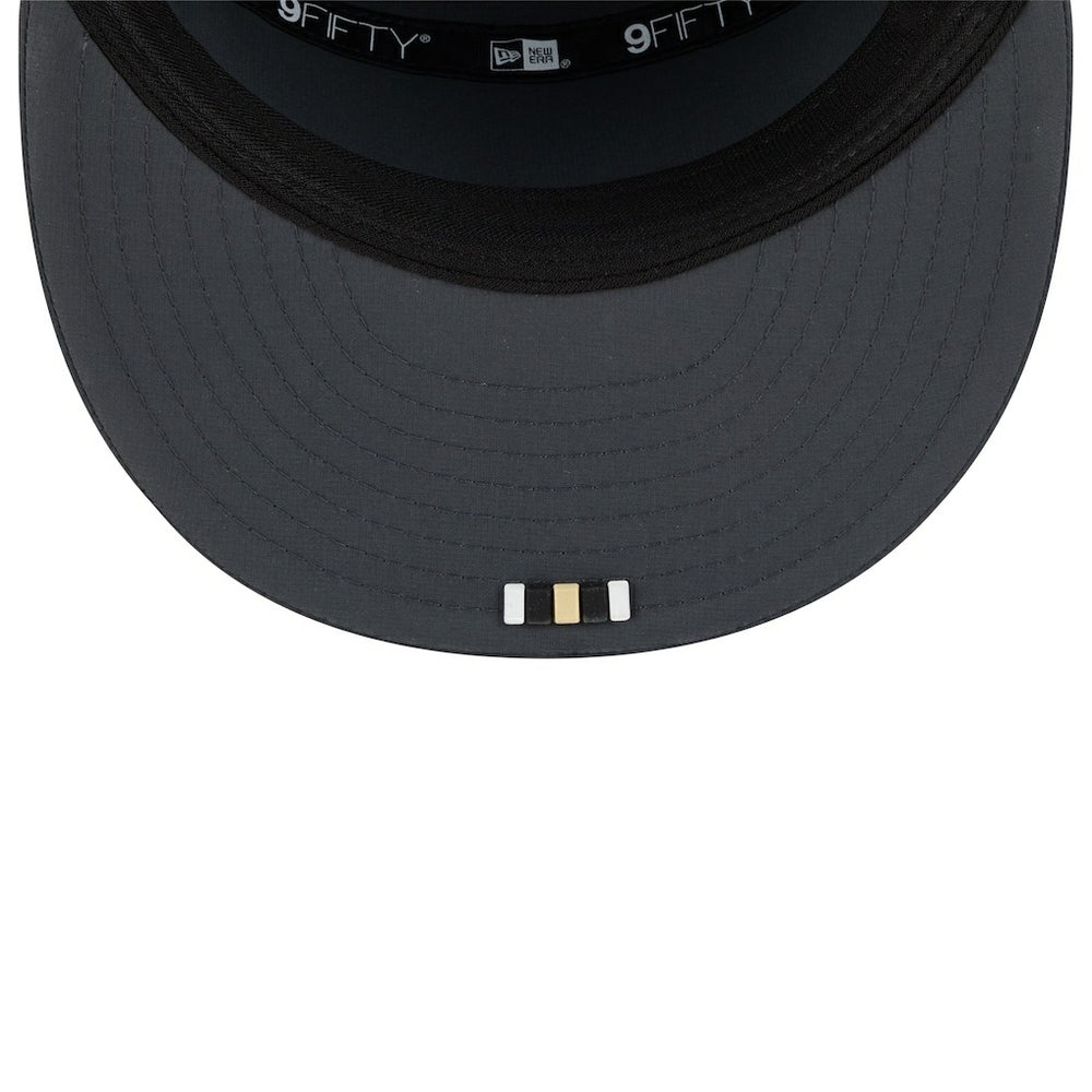 New Orleans Saints New Era 2025 Sideline Cold Weather Split Panel 9FIFTY Snapback Hat - Charcoal Hats