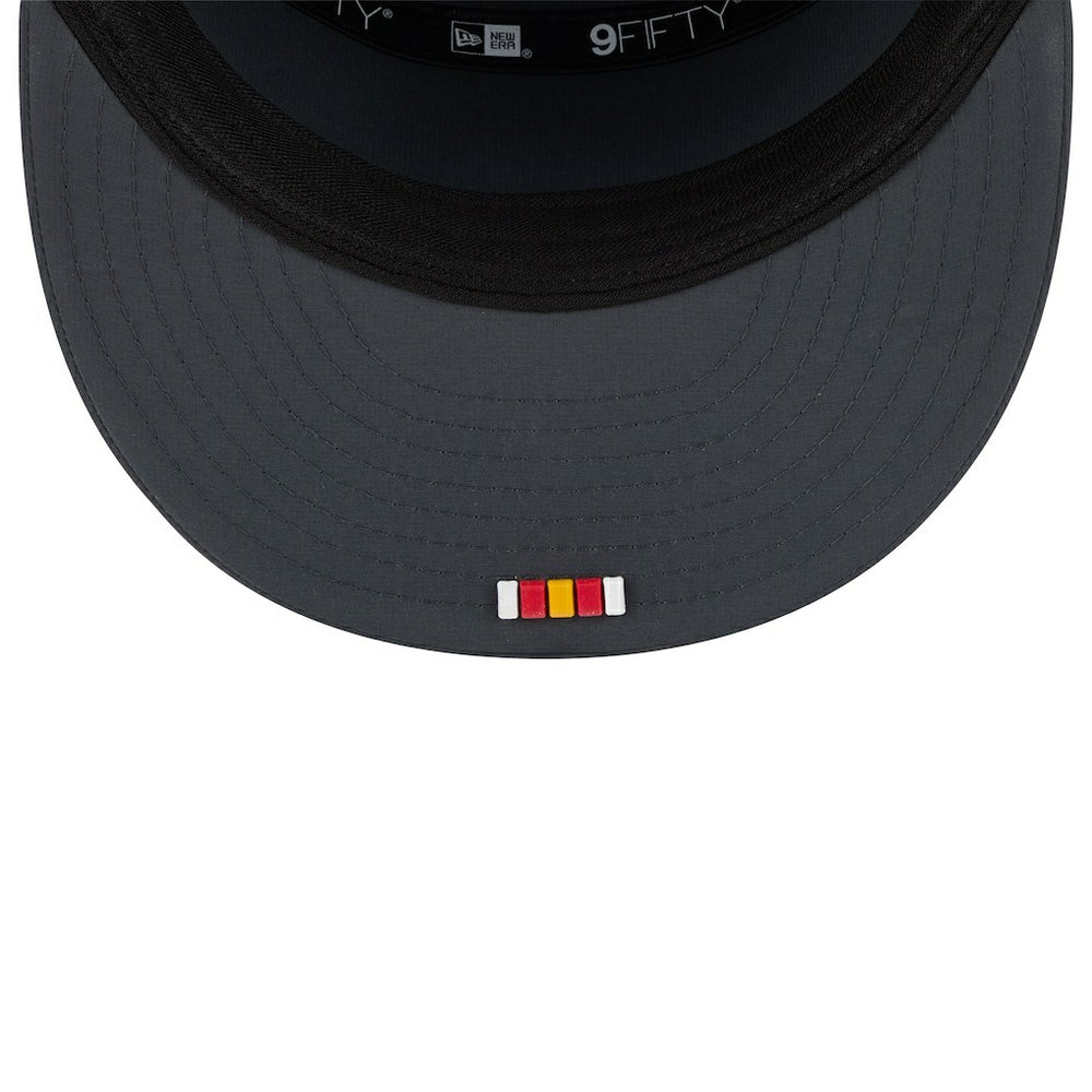Kansas City Chiefs New Era 2025 Sideline Cold Weather Split Panel 9FIFTY Snapback Hat - Charcoal Hats