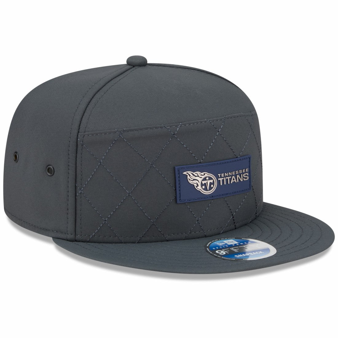 Tennessee Titans New Era 2025 Sideline Cold Weather Split Panel 9FIFTY Snapback Hat - Charcoal Hats