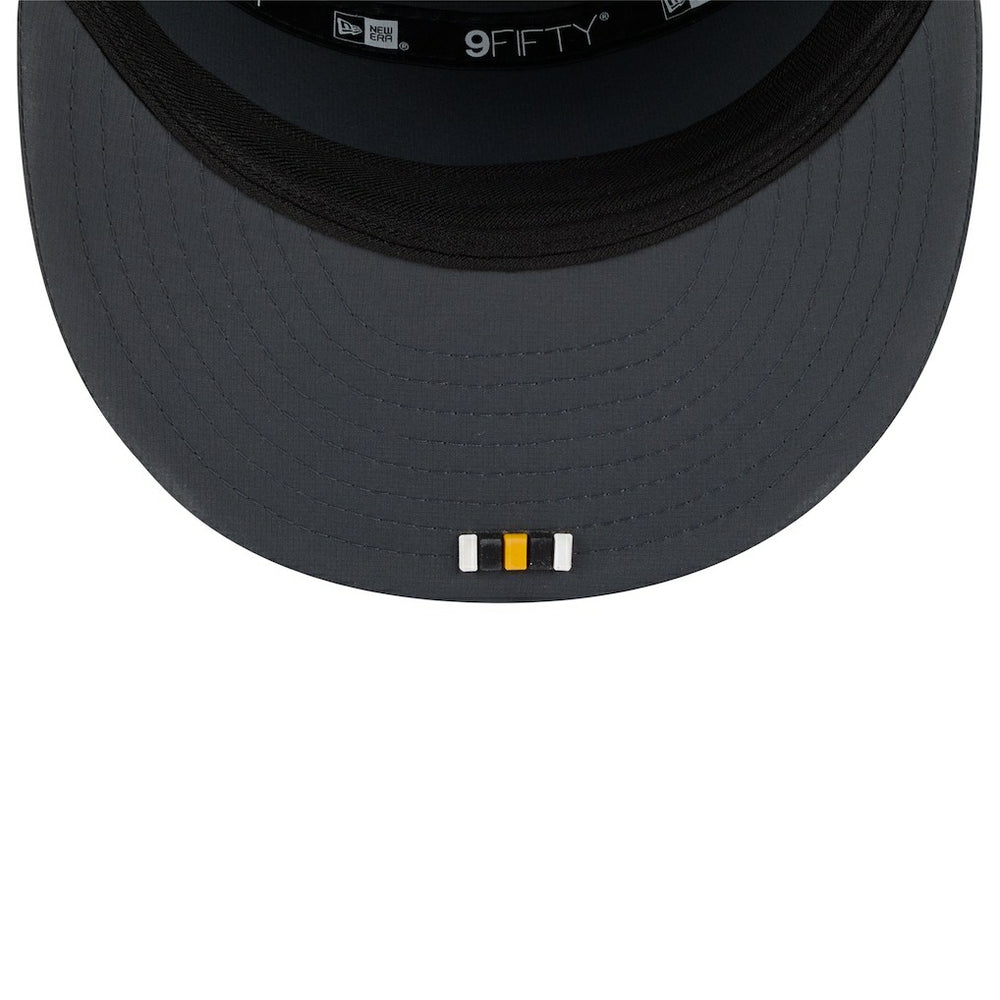 Pittsburgh Steelers New Era 2025 Sideline Cold Weather Split Panel 9FIFTY Snapback Hat - Charcoal Hats