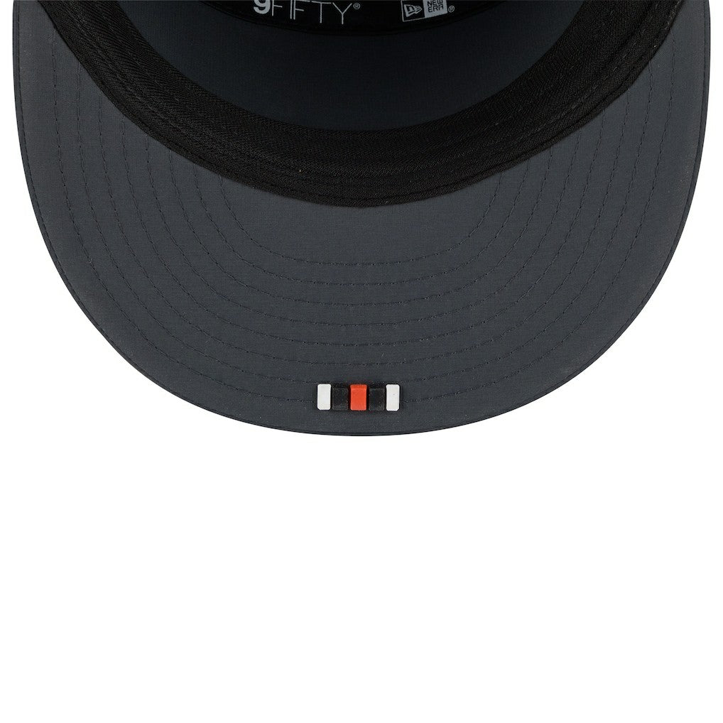 Cincinnati Bengals New Era 2025 Sideline Cold Weather Split Panel 9FIFTY Snapback Hat - Charcoal Hats