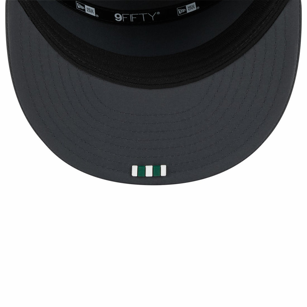 New York Jets New Era 2025 Sideline Cold Weather Split Panel 9FIFTY Snapback Hat - Charcoal Hats