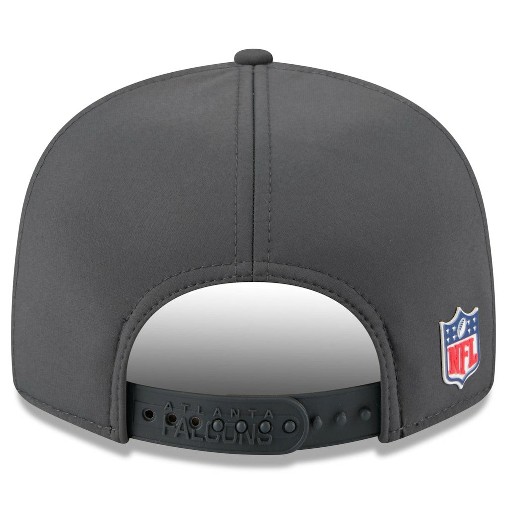 Atlanta Falcons New Era 2025 Sideline Cold Weather Split Panel 9FIFTY Snapback Hat - Charcoal Hats