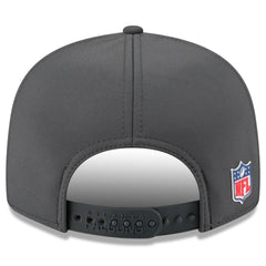 Atlanta Falcons New Era 2025 Sideline Cold Weather Split Panel 9FIFTY Snapback Hat - Charcoal Hats