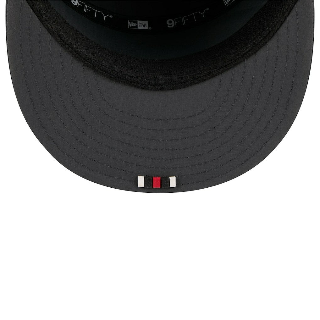 Atlanta Falcons New Era 2025 Sideline Cold Weather Split Panel 9FIFTY Snapback Hat - Charcoal Hats