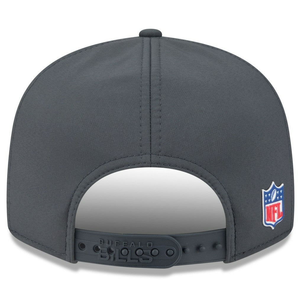 Buffalo Bills New Era 2025 Sideline Cold Weather Split Panel 9FIFTY Snapback Hat - Charcoal Hats