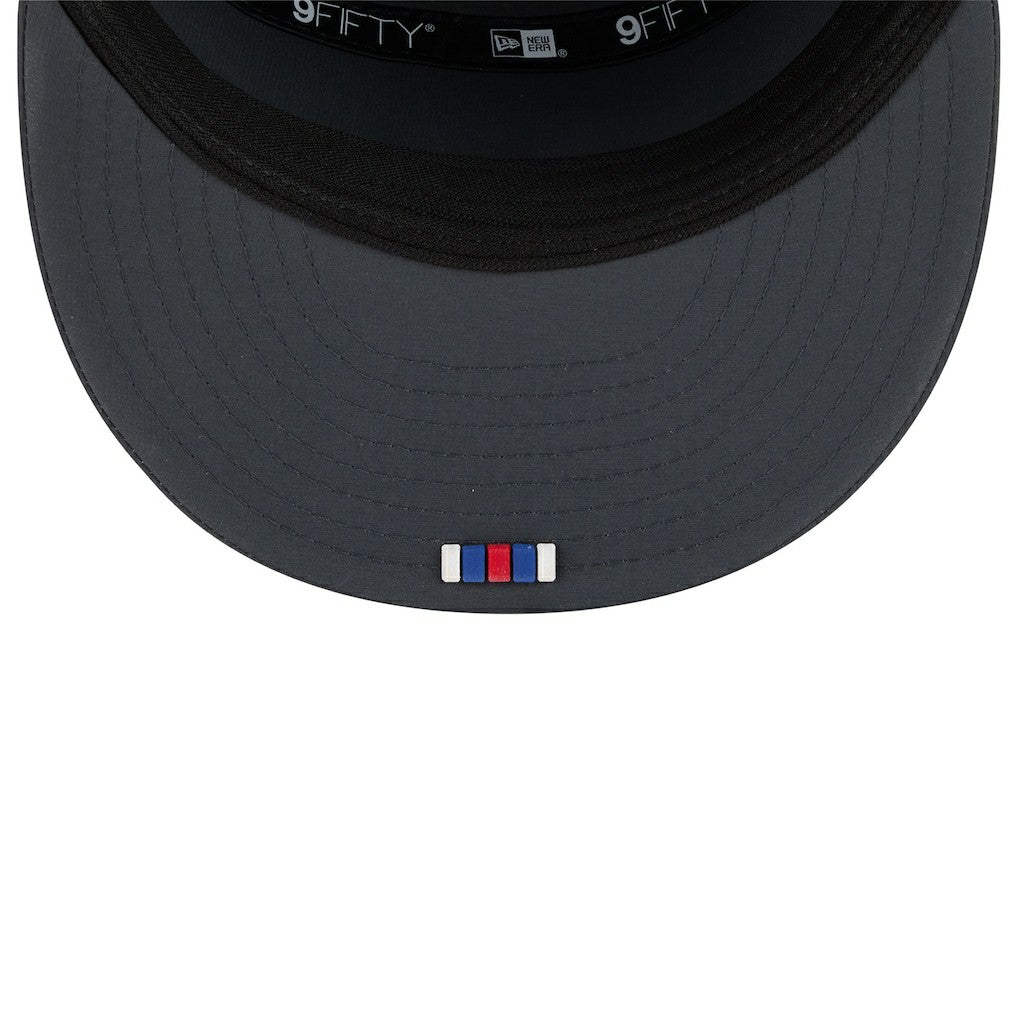 Buffalo Bills New Era 2025 Sideline Cold Weather Split Panel 9FIFTY Snapback Hat - Charcoal Hats