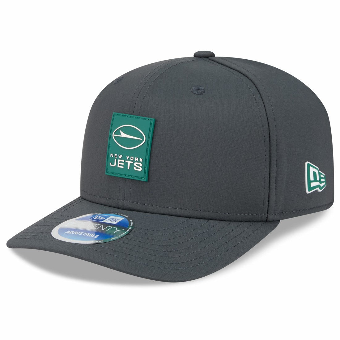 New York Jets New Era 2025 Sideline Cold Weather 9SEVENTY Adjustable Hat - Charcoal Hats