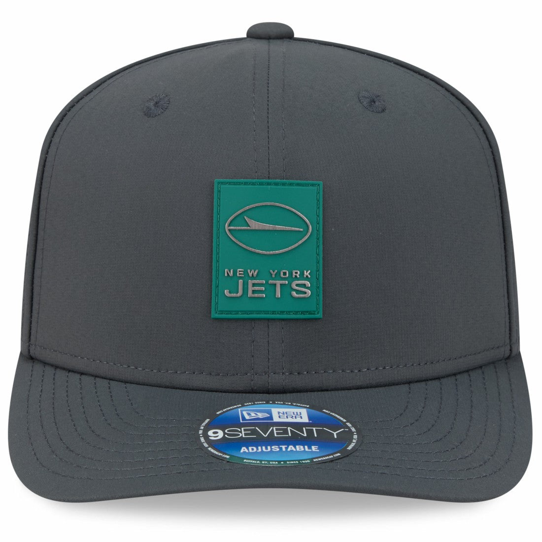New York Jets New Era 2025 Sideline Cold Weather 9SEVENTY Adjustable Hat - Charcoal Hats